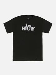 HUF X SNOOPY TEE-BLK